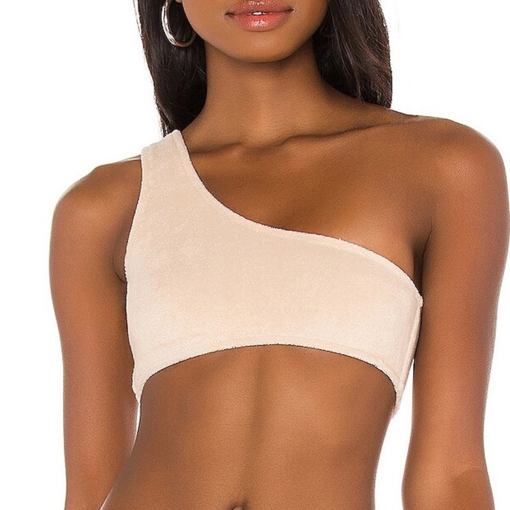 Frankie’s Bikinis “Barb” Top in Sand (PL)